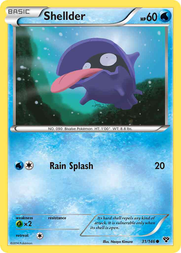 Shellder - 31/146 - Common [xy1-31] [Non-Holo]