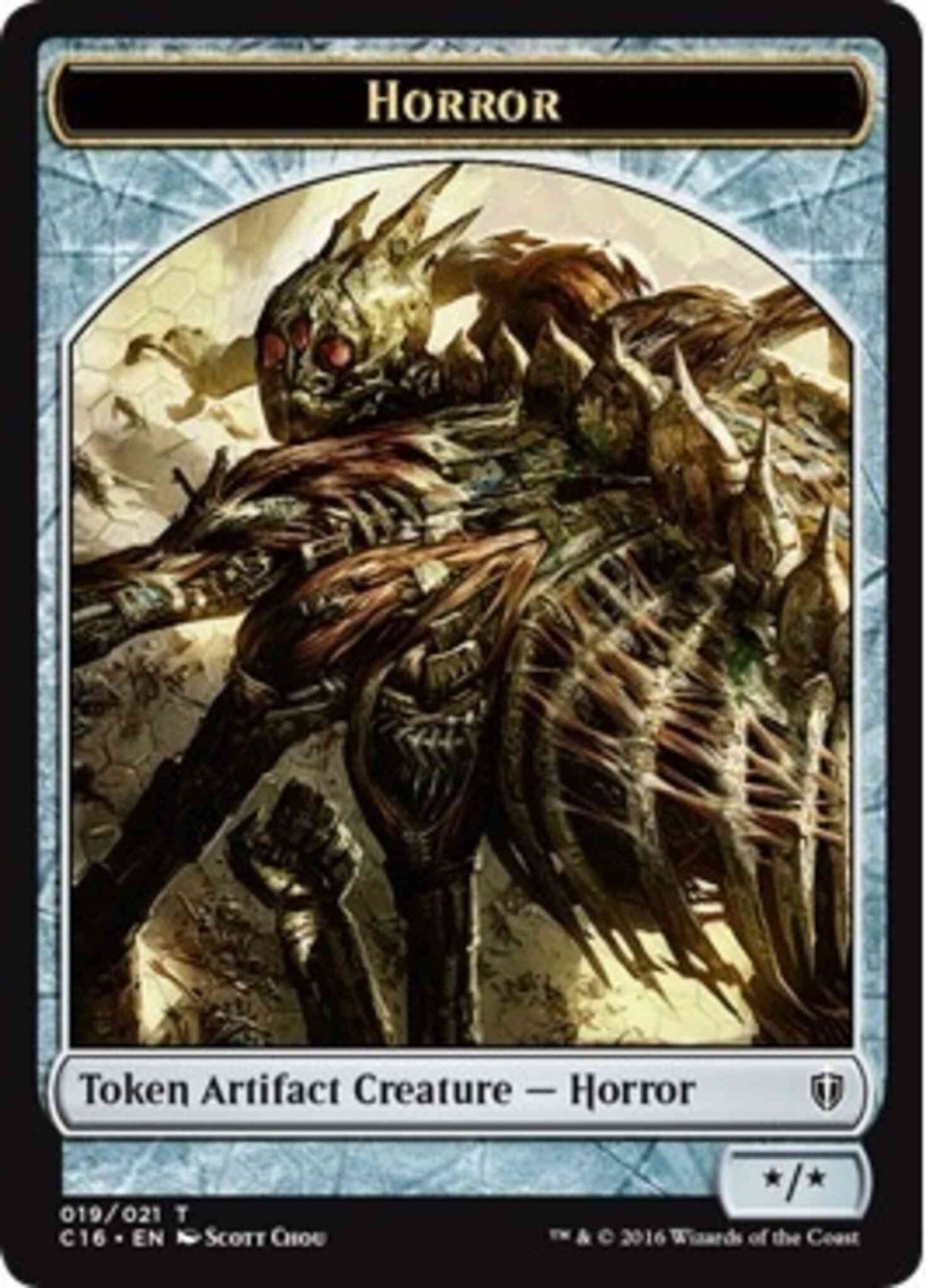 Horror Token (19) // Thopter Token (09) [Commander 2016 Tokens] [Non-Foil]