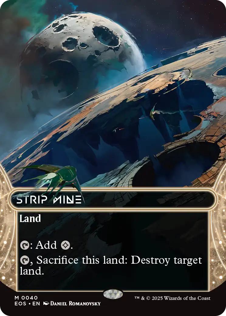 Strip Mine [40] [Borderless] [Edge of Eternities: Stellar Sights] [Non-Foil]