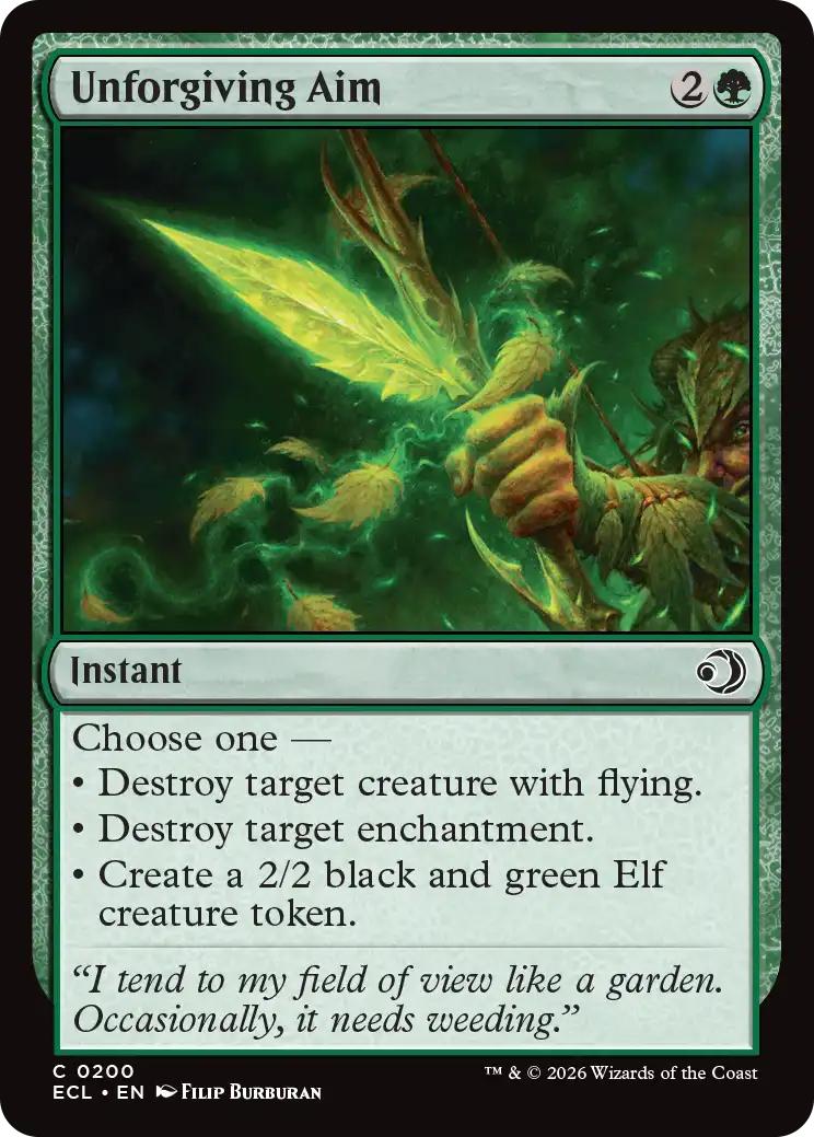 Unforgiving Aim [200] [Lorwyn Eclipsed] [Non-Foil]