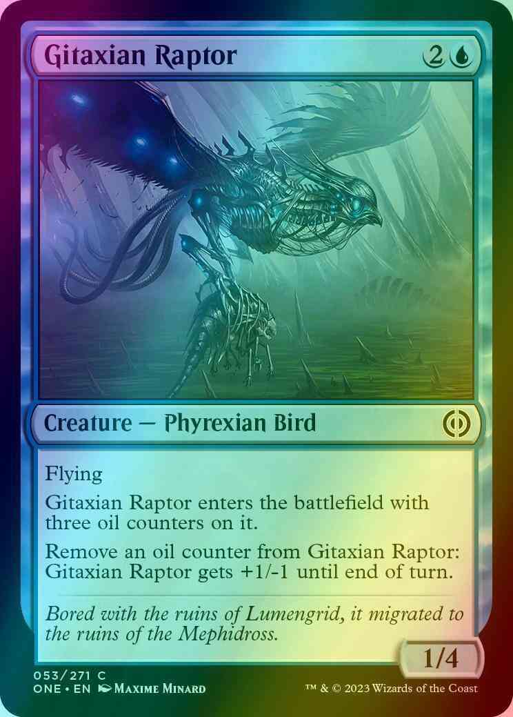 Gitaxian Raptor [53] [Phyrexia: All Will Be One] [Foil]