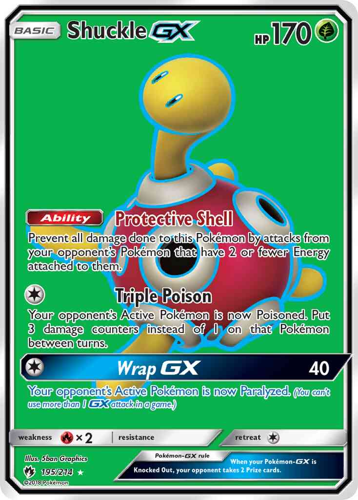 Shuckle-GX - 195/214 - Rare Ultra [sm8-195] [Ultra]