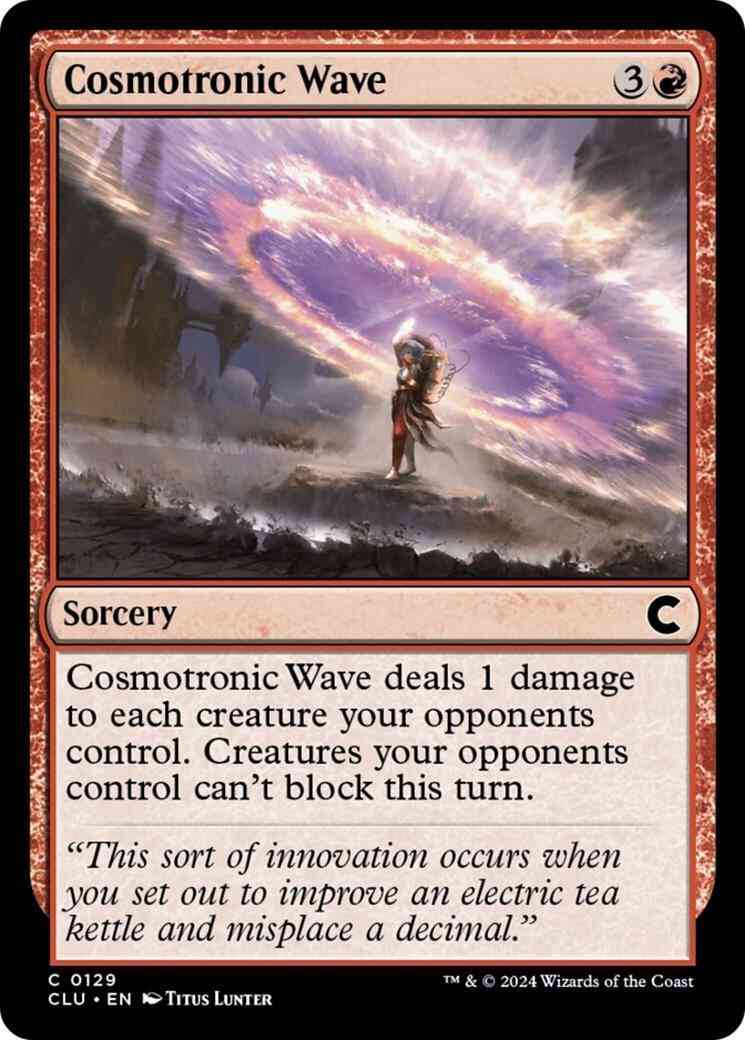 Cosmotronic Wave [129] [Ravnica: Clue Edition] [Non-Foil]