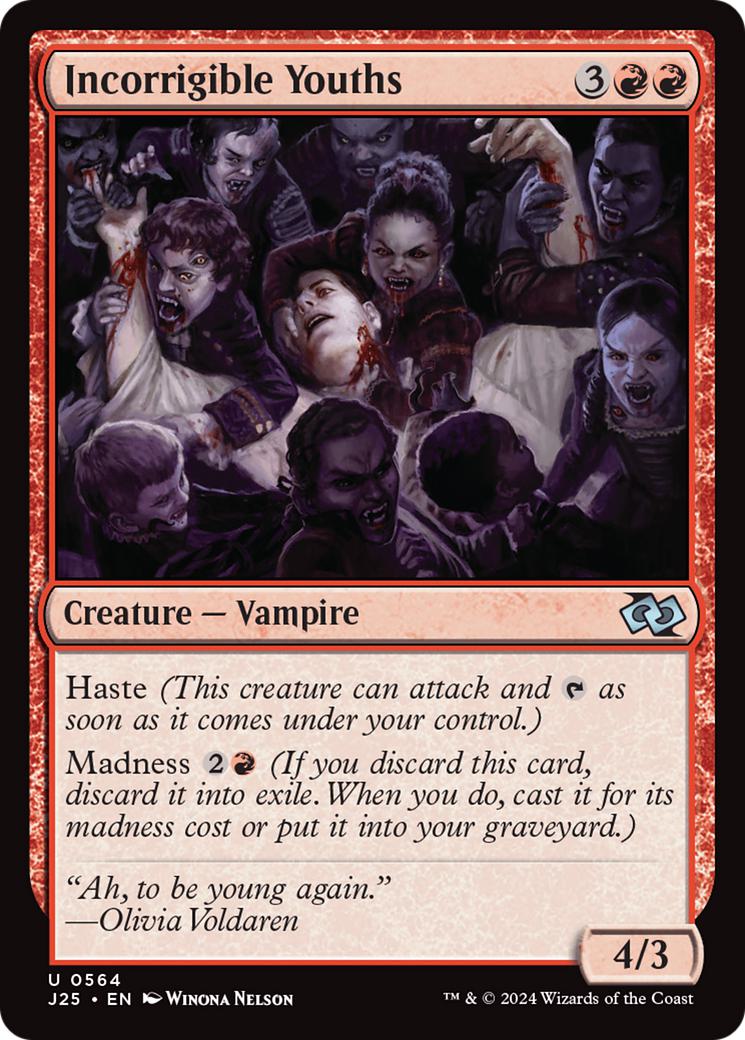 Incorrigible Youths [564] [Foundations: Jumpstart] [Non-Foil]