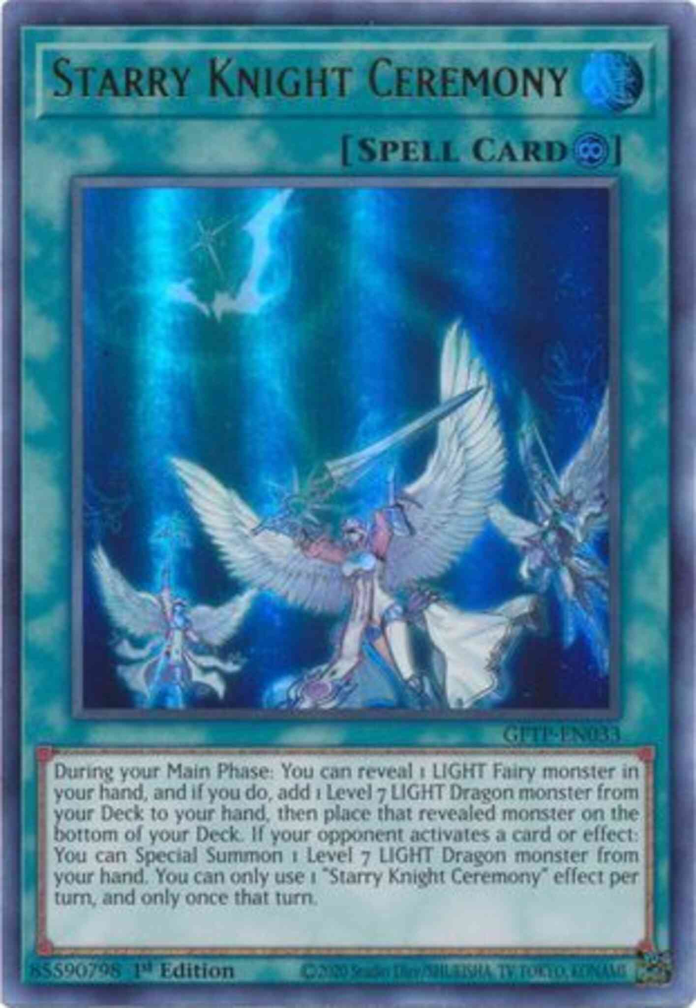 Starry Knight Ceremony - GFTP-EN033 - Ultra Rare - 1st Edition