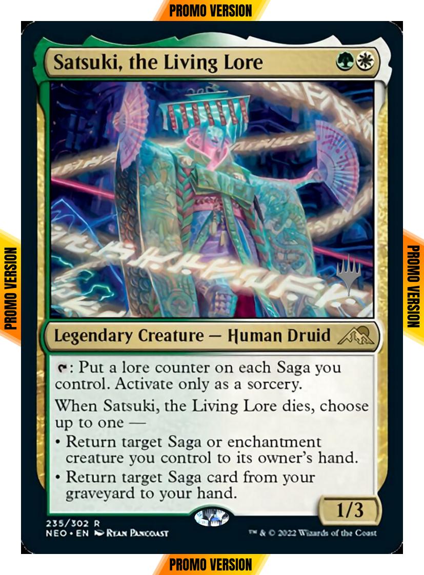Satsuki, the Living Lore [Promo Pack] [235p] [Kamigawa: Neon Dynasty: Promos] [Non-Foil]