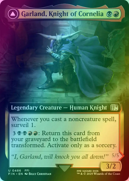 Garland, Knight of Cornelia // Chaos, the Endless [486] [Extended Art] [FINAL FANTASY] [Foil]