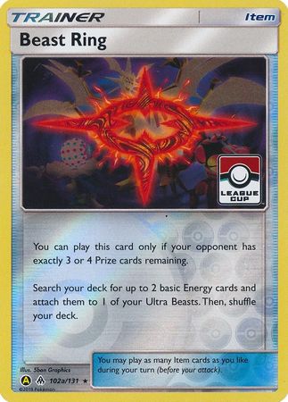 Beast Ring - 102a/131 - Promo [sm6msp-102a] [Reverse Holo]