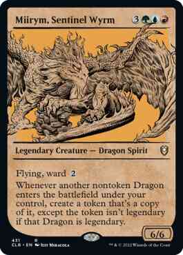 Miirym, Sentinel Wyrm [431] [Rulebook Showcase] [Commander Legends: Battle for Baldur's Gate] [Non-Foil]