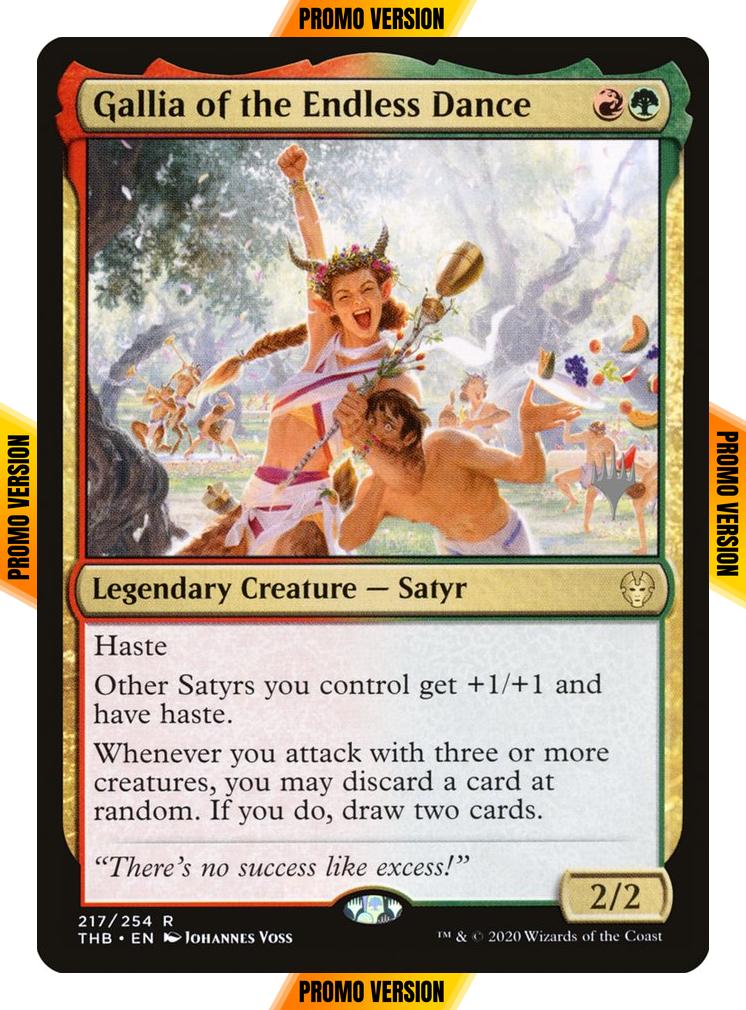 Gallia of the Endless Dance [217p] [Promo Pack] [Theros Beyond Death Promos] [Foil]