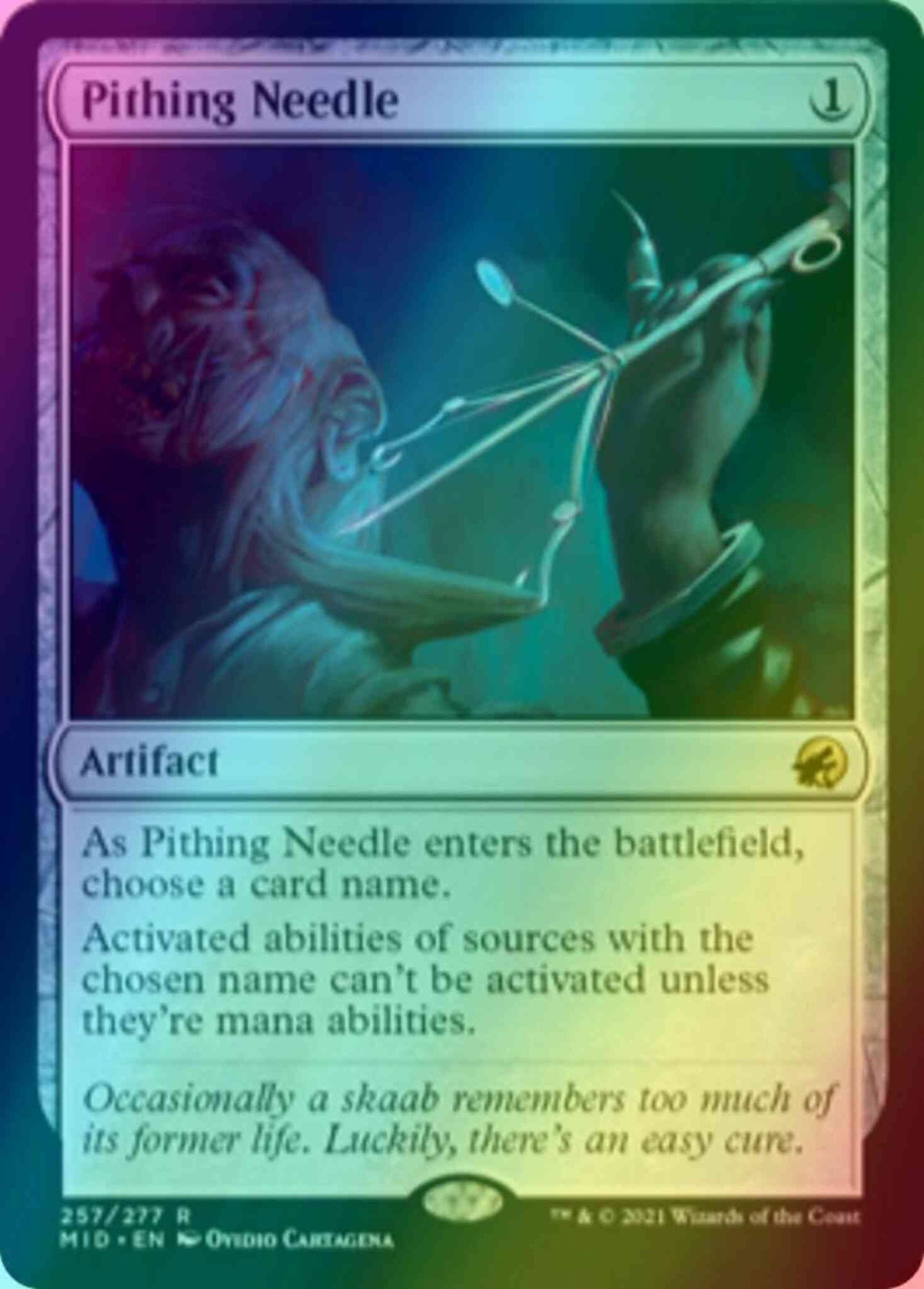 Pithing Needle [257] [Innistrad: Midnight Hunt] [Foil]