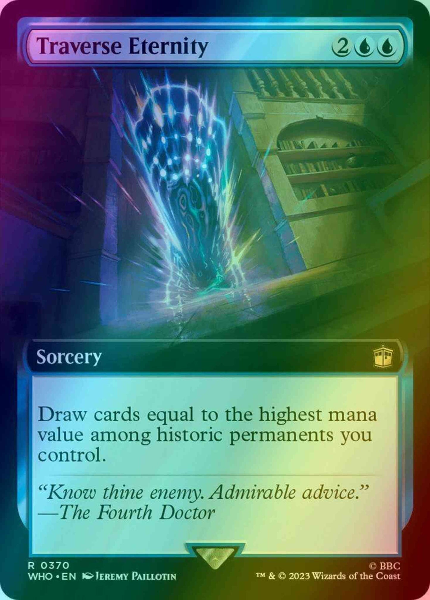 Traverse Eternity [370] [Extended Art] [Universes Beyond: Doctor Who] [Foil]