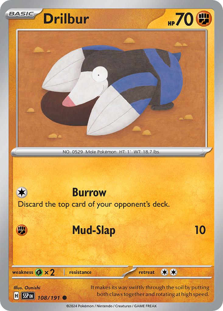 Drilbur - 108/191 - Common [sv08-108] [Non-Holo]
