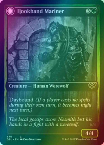 Hookhand Mariner // Riphook Raider [470] [Innistrad: Double Feature] [Foil]