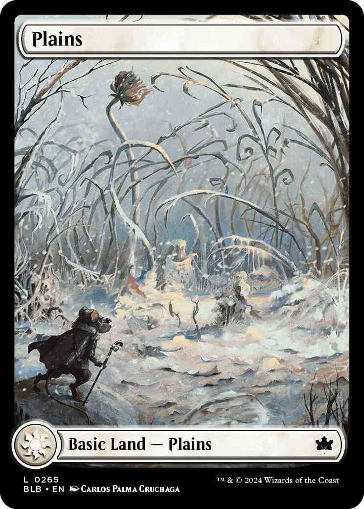Plains [265] [Full Art] [Winter] [Bloomburrow] [Non-Foil]
