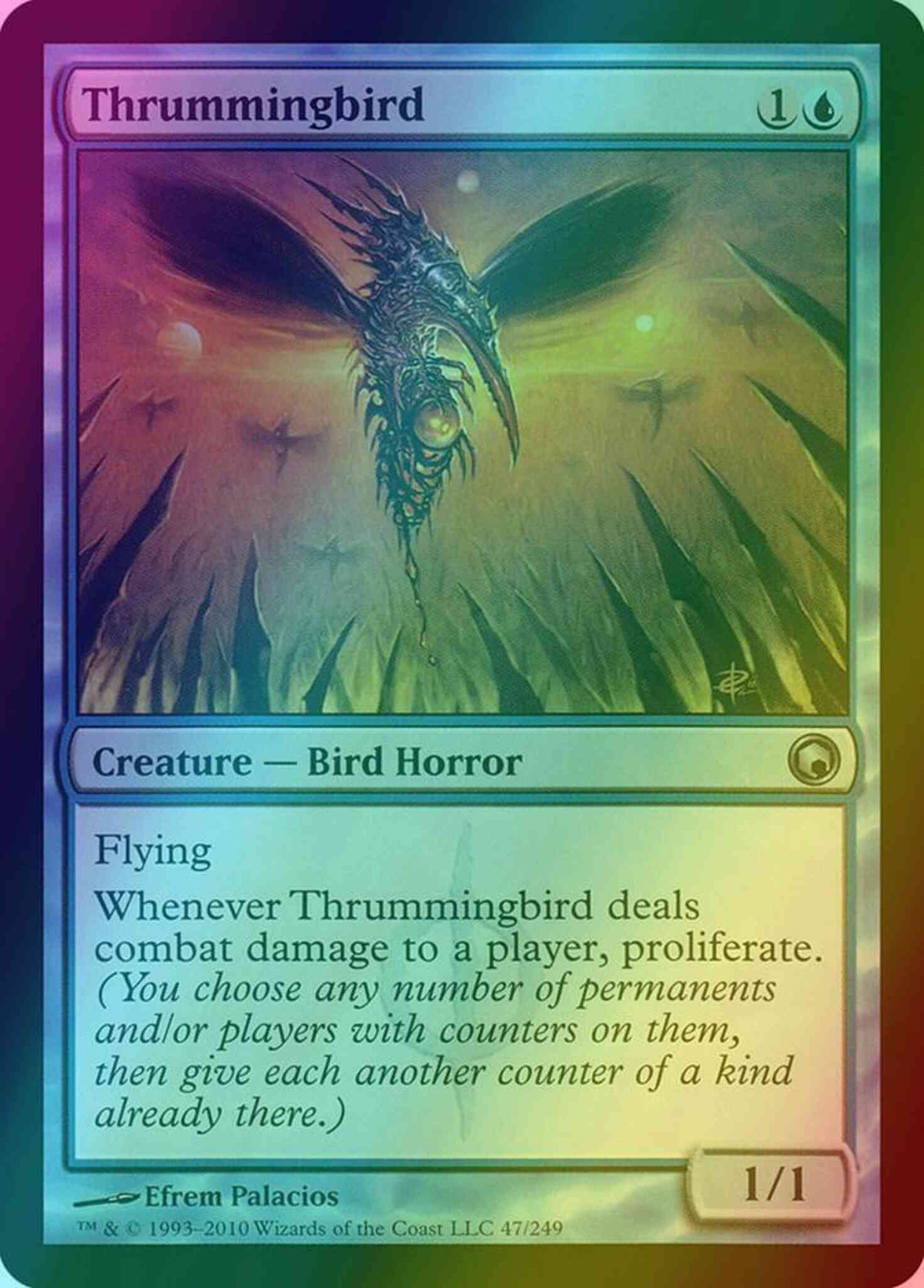 Thrummingbird [47] [Scars Of Mirrodin] [Foil]