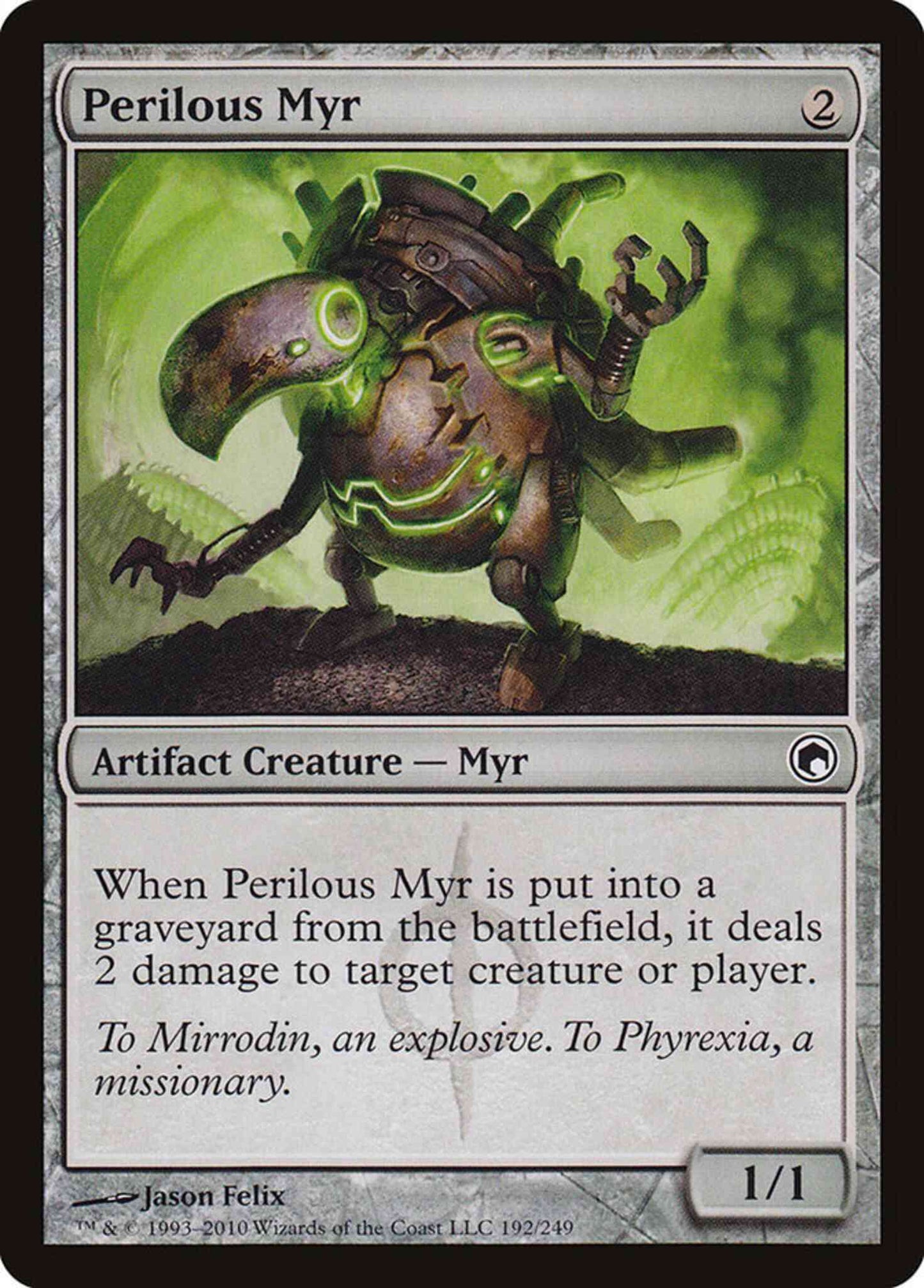 Perilous Myr [192] [Scars Of Mirrodin] [Non-Foil]