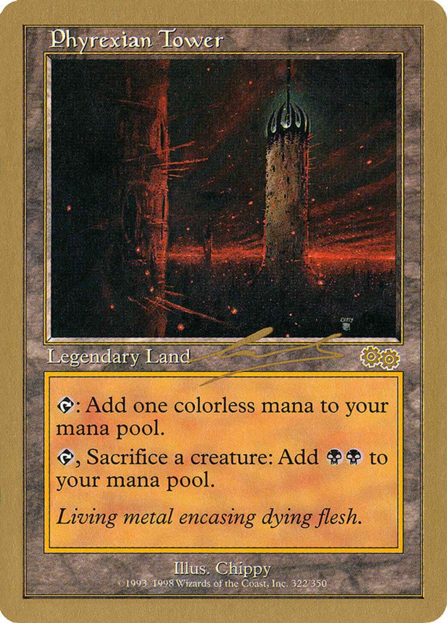 Phyrexian Tower [nl322] [World Championship Decks 2000] [Non-Foil]