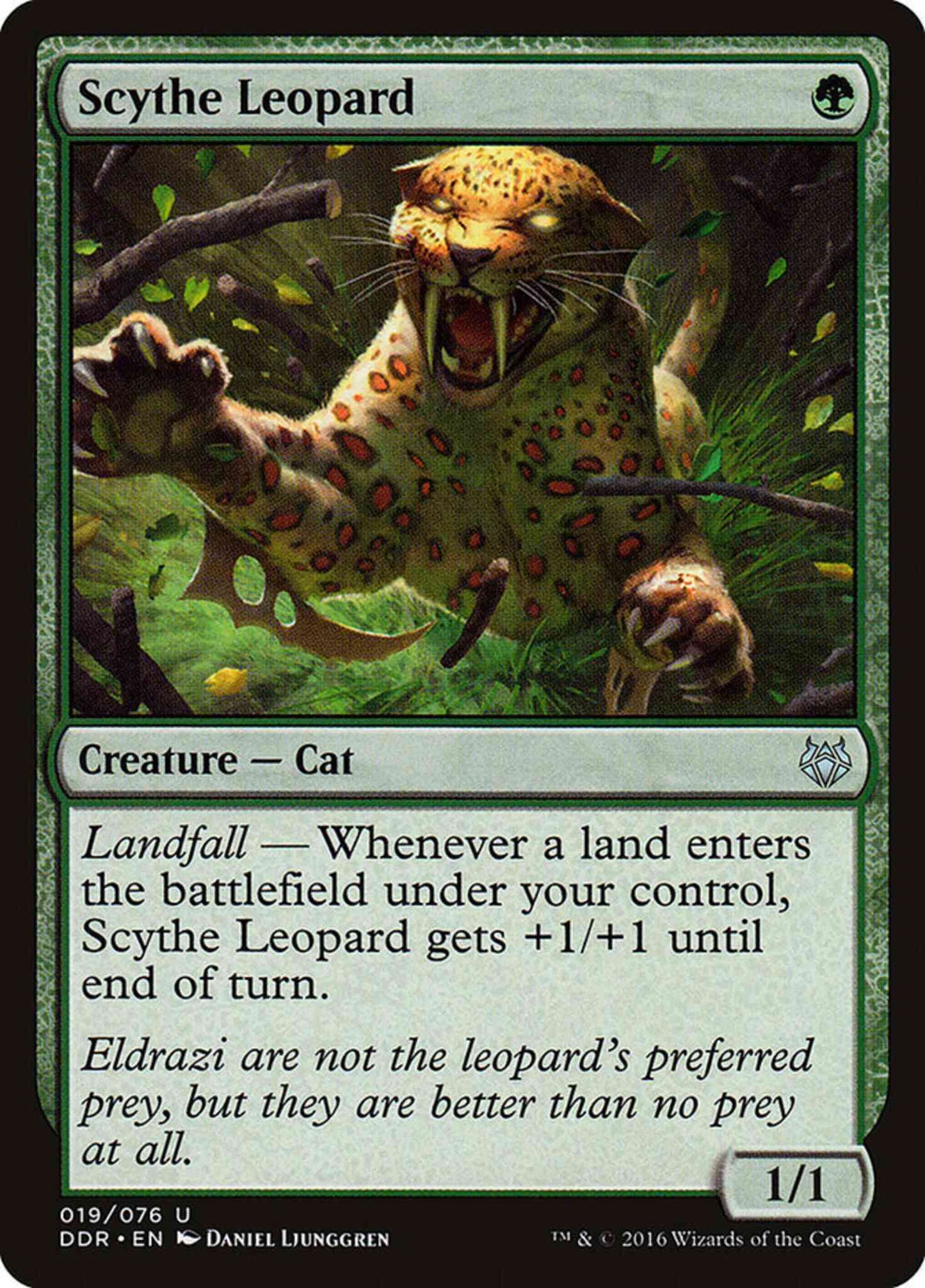 Scythe Leopard [19] [Duel Decks Nissa vs Ob Nixilis] [Non-Foil]