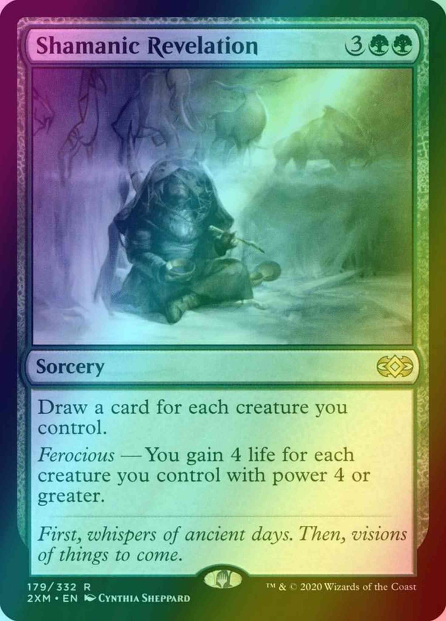 Shamanic Revelation [179] [Double Masters] [Foil]