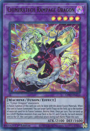 Chimeratech Rampage Dragon - GFP2-EN124 - Ultra Rare - 1st Edition