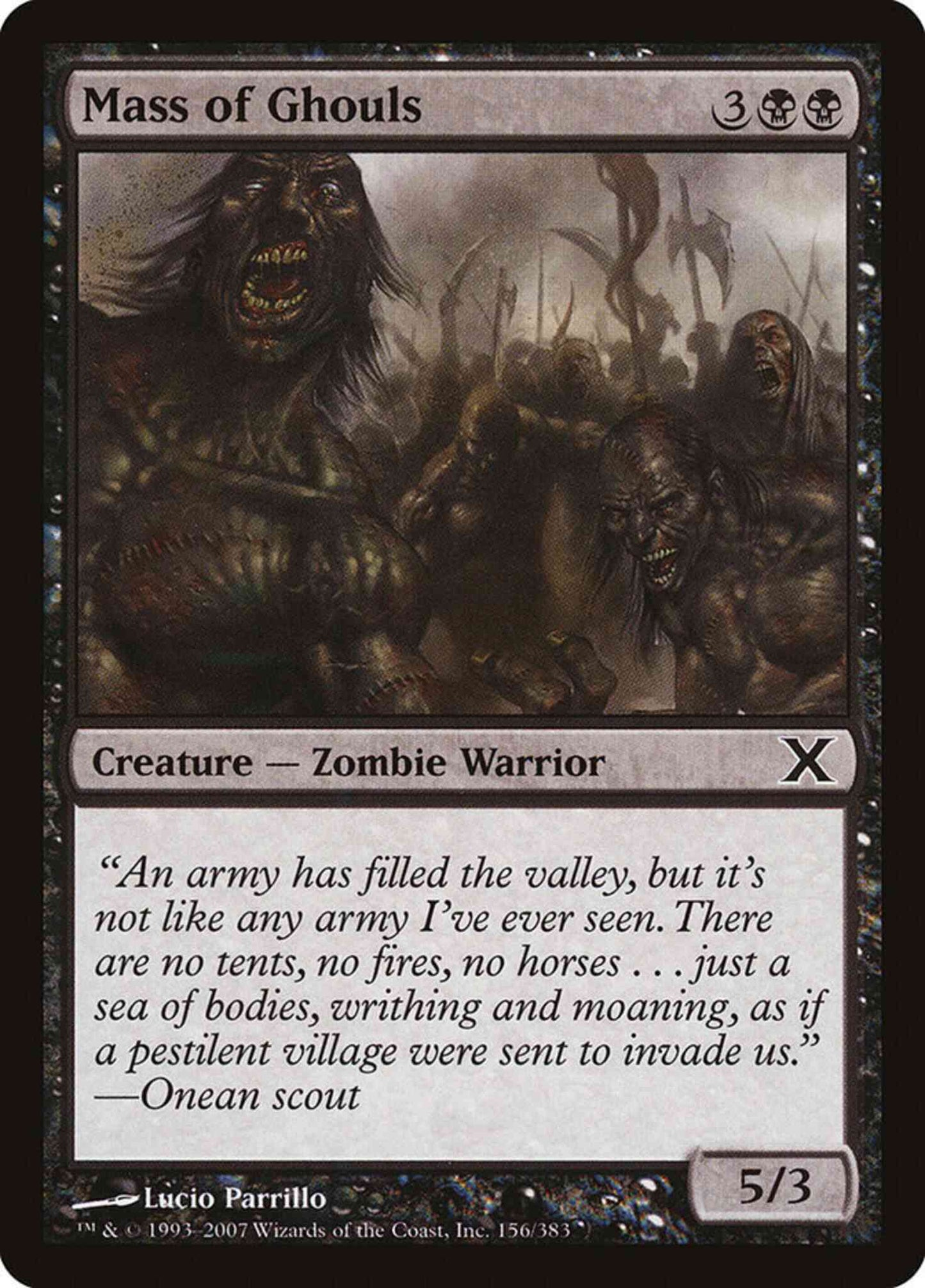 Mass of Ghouls [156] [Tenth Edition] [Non-Foil]
