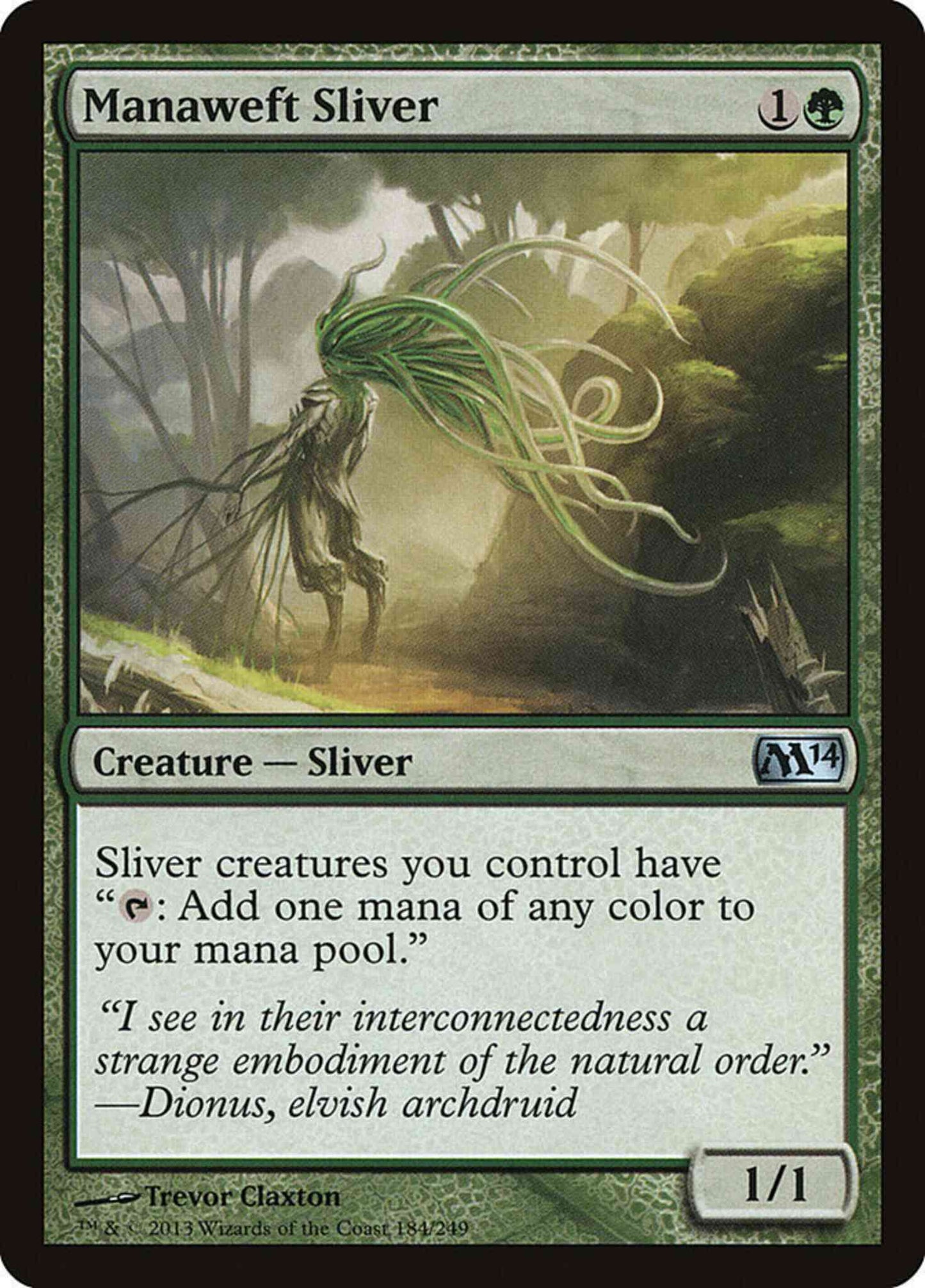 Manaweft Sliver [184] [Magic 2014] [Non-Foil]