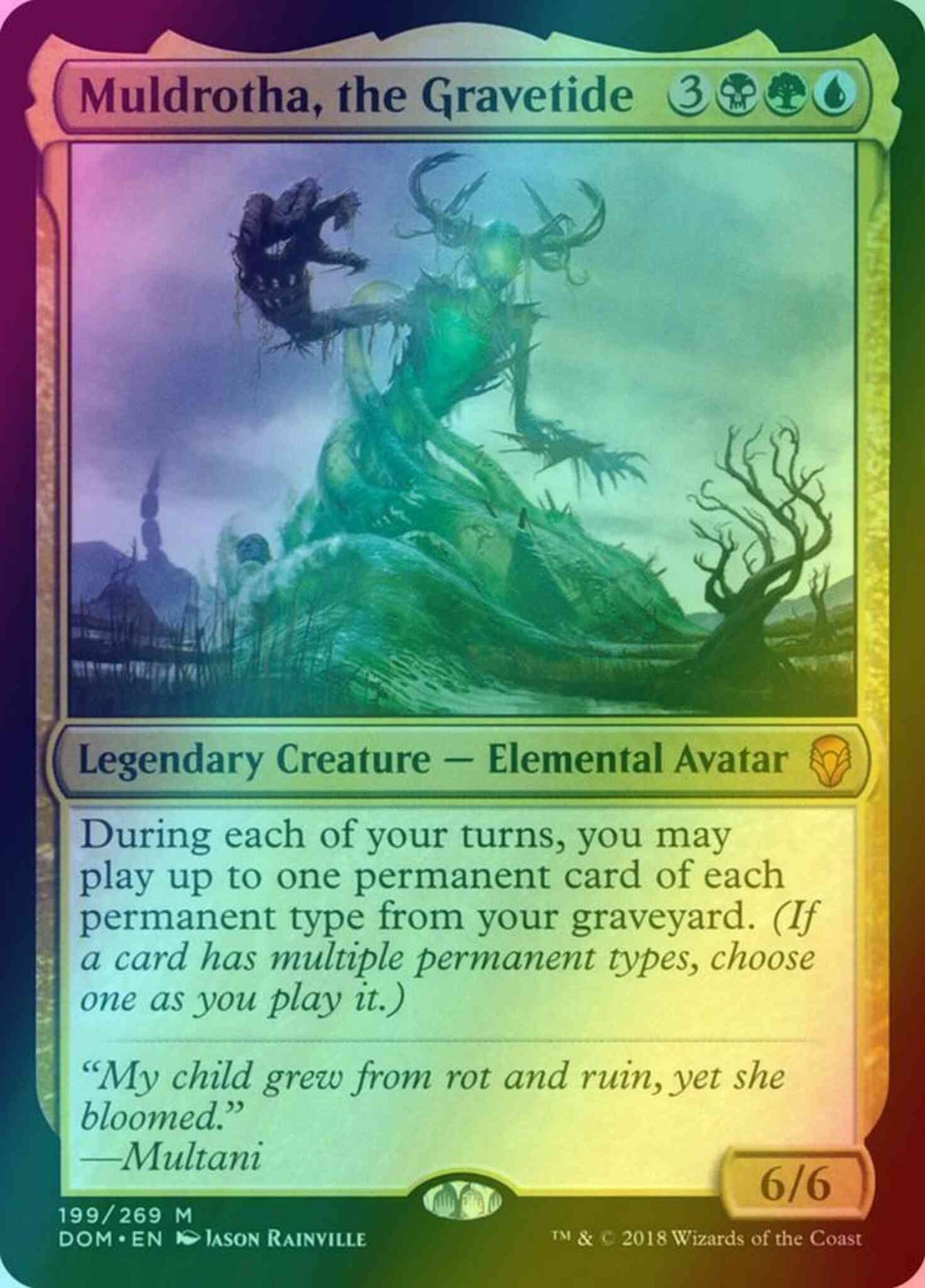 Muldrotha, the Gravetide [199] [Dominaria] [Foil]