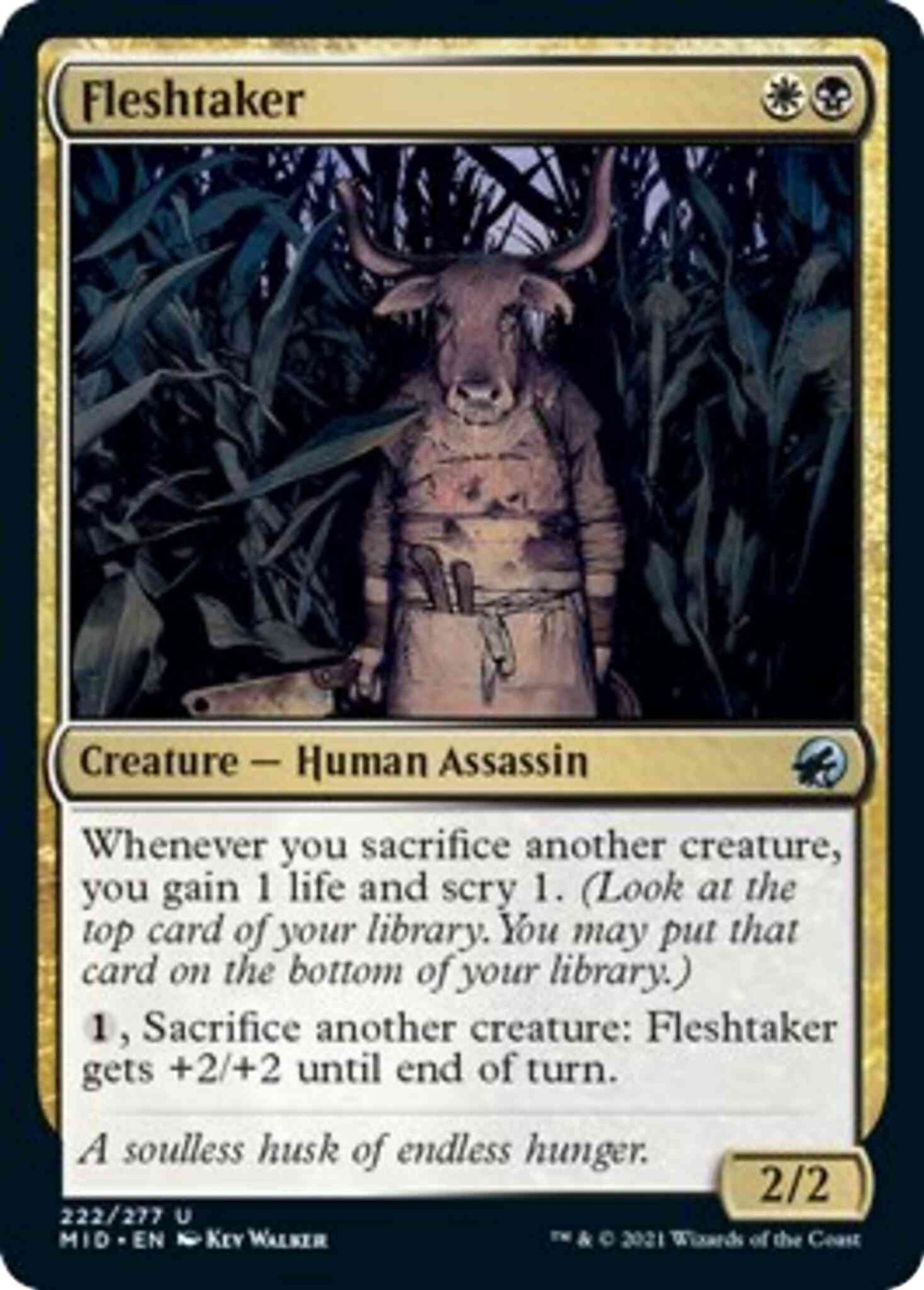 Fleshtaker [222] [Innistrad: Midnight Hunt] [Non-Foil]