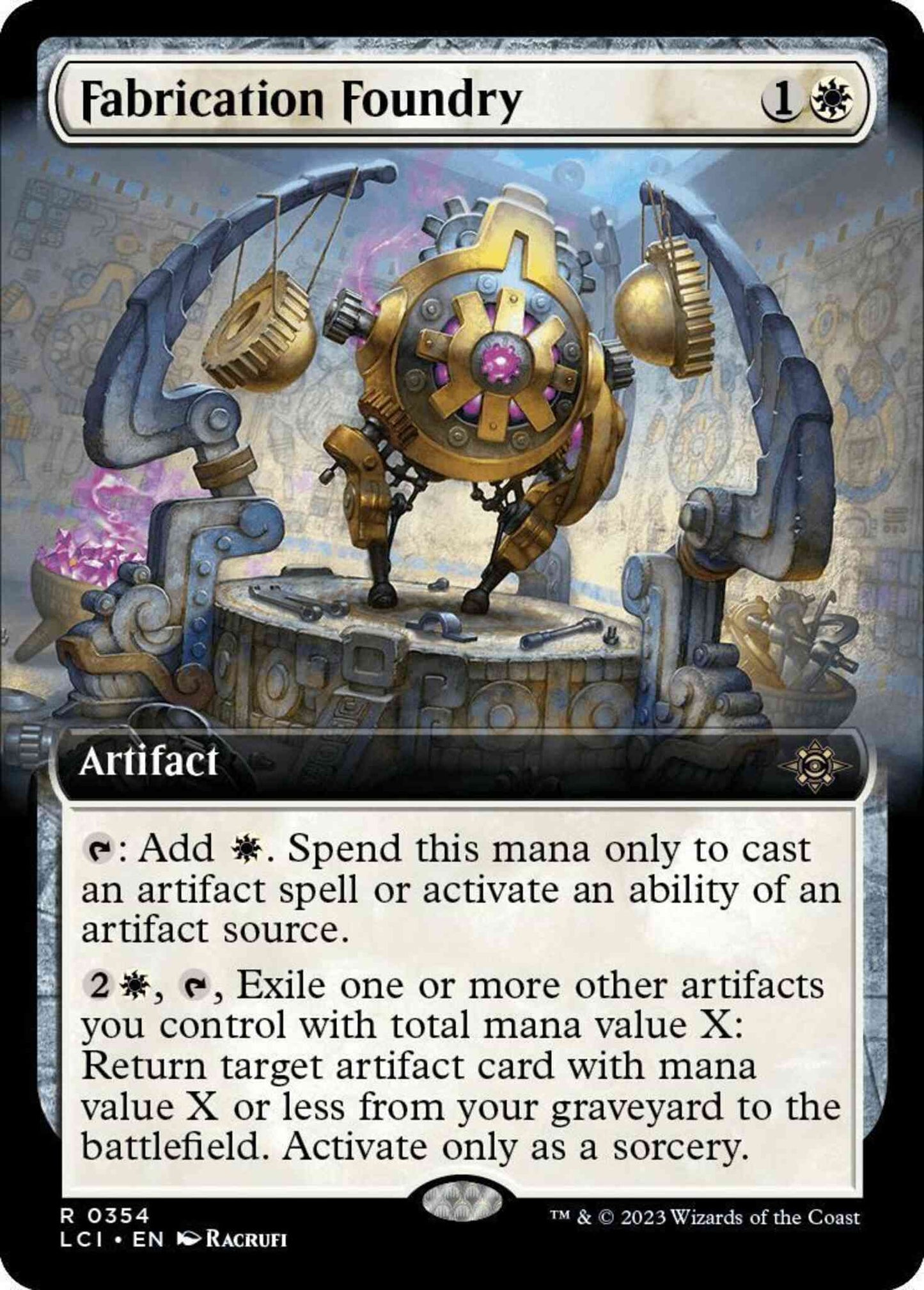 Fabrication Foundry [354] [Extended Art] [The Lost Caverns of Ixalan] [Non-Foil]