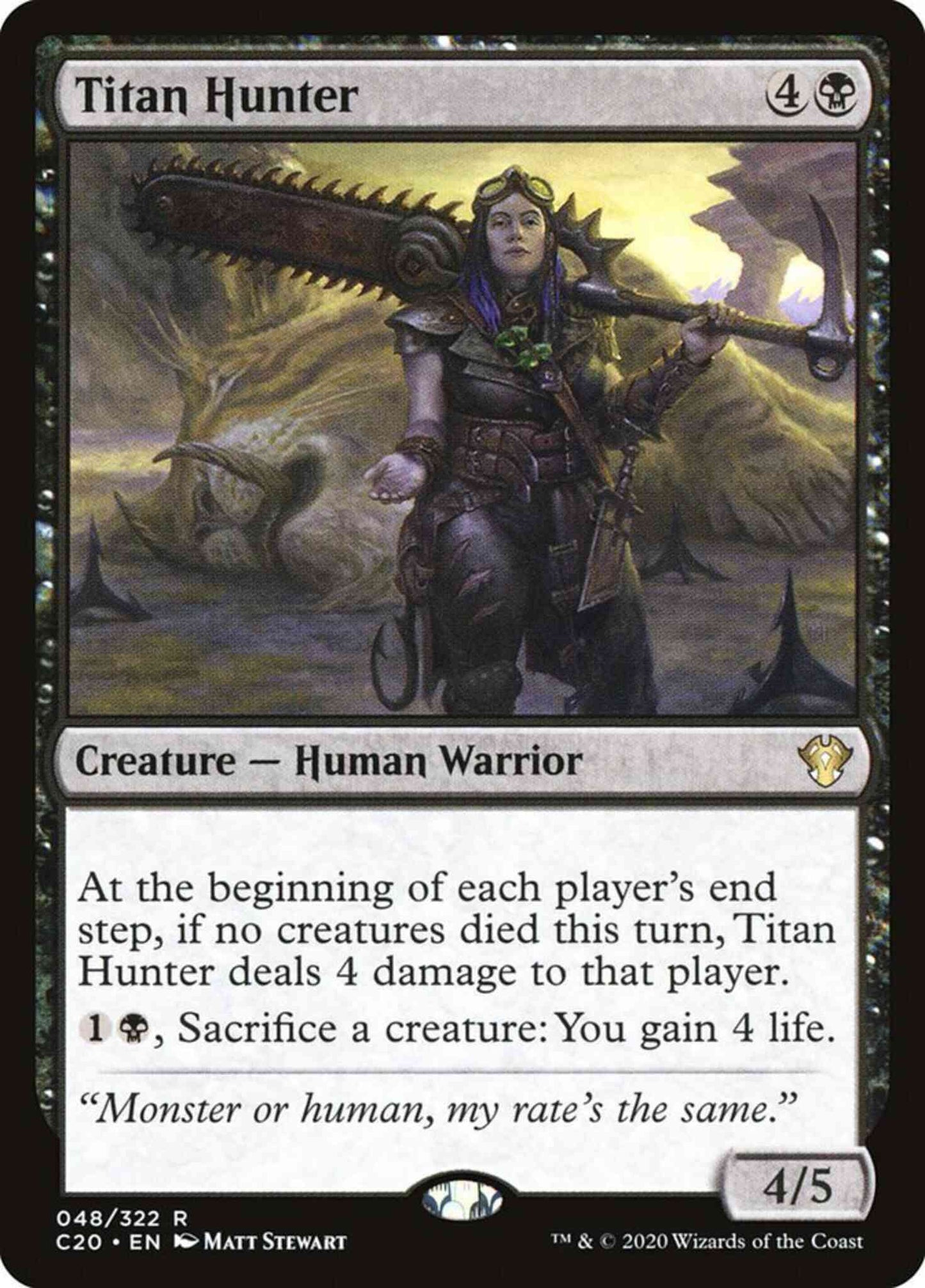 Titan Hunter [48] [Commander 2020] [Non-Foil]