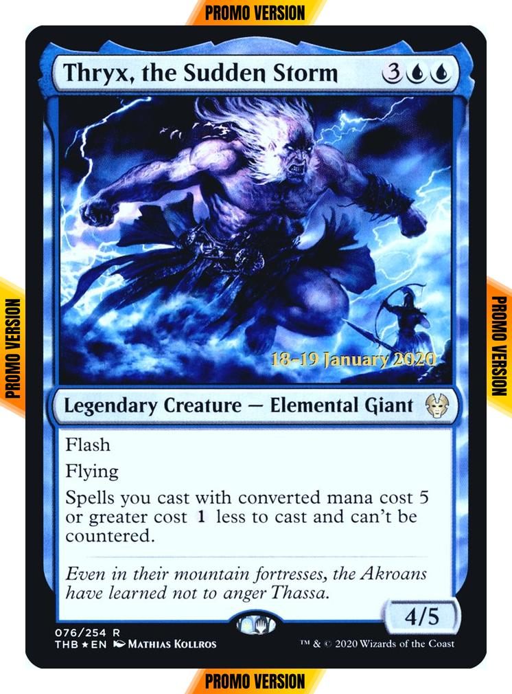 Thryx, the Sudden Storm [76s] [Theros Beyond Death Promos] [Foil]