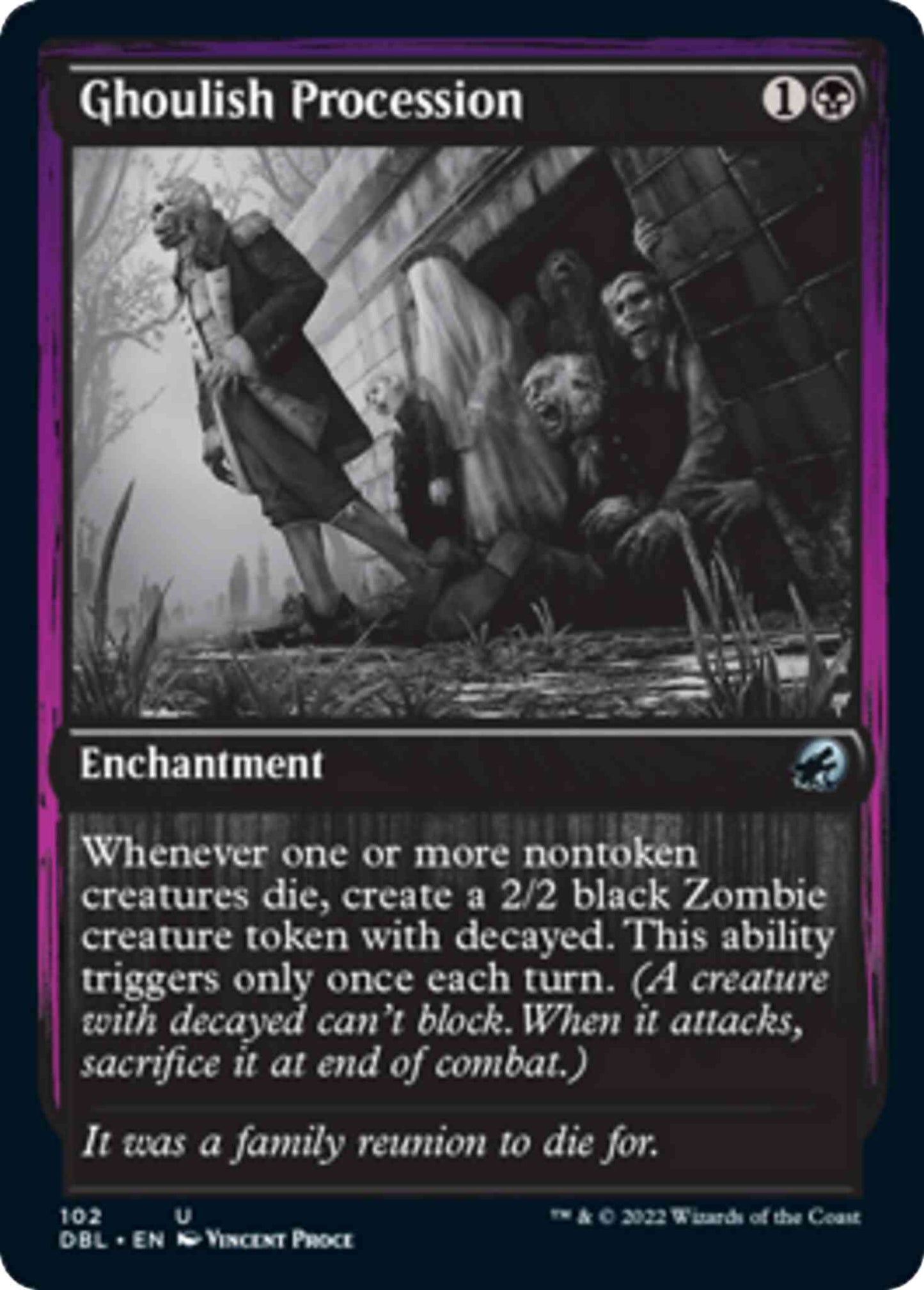 Ghoulish Procession [102] [Innistrad: Double Feature] [Non-Foil]