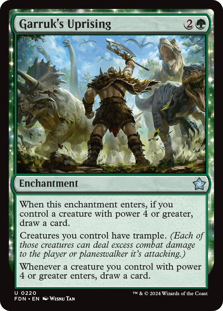 Garruk's Uprising [220] [Foundations] [Non-Foil]