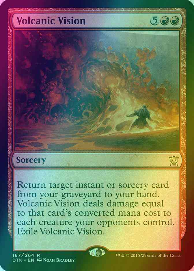 Volcanic Vision [167] [Dragons Of Tarkir] [Foil]