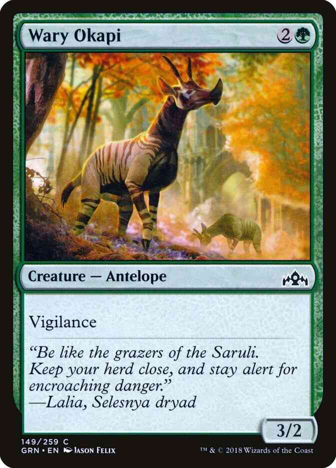 Wary Okapi [149] [Guilds of Ravnica] [Non-Foil]