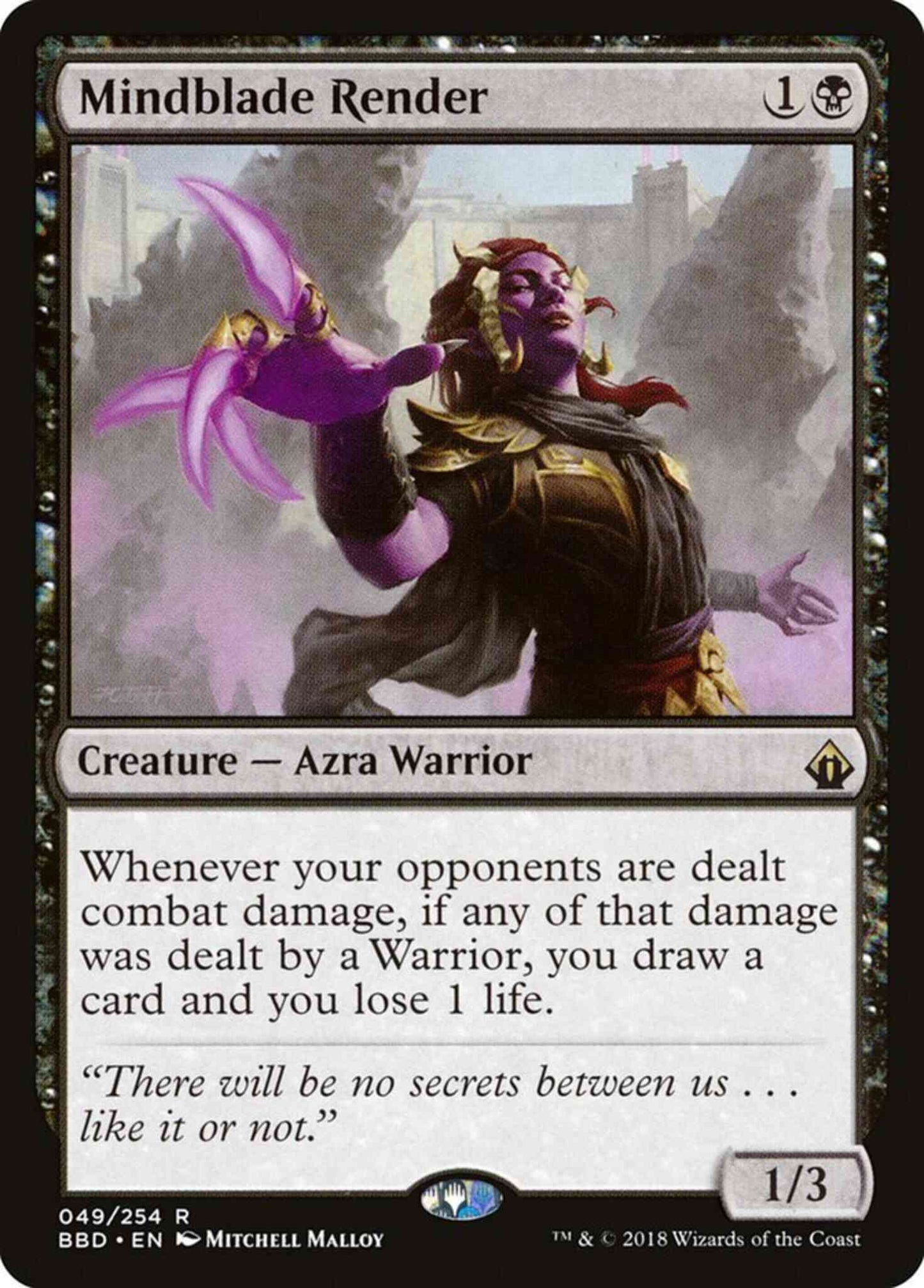 Mindblade Render [49] [Battlebond] [Non-Foil]