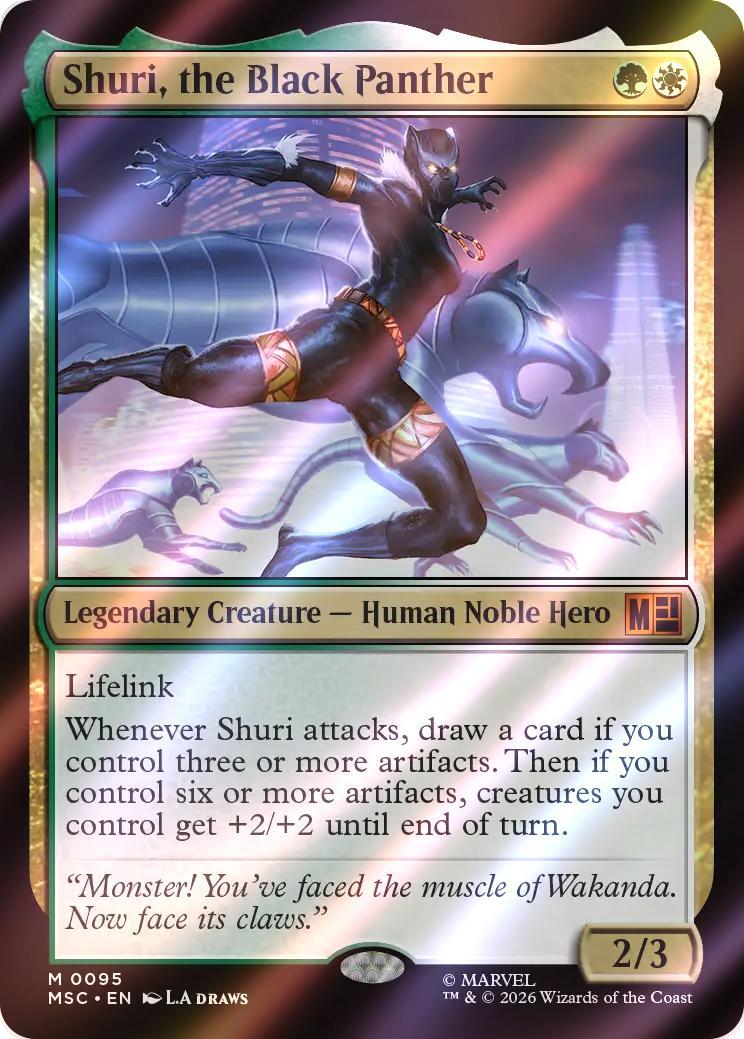 Shuri, the Black Panther [95] [Marvel Super Heroes: Commander] [Surge Foil]