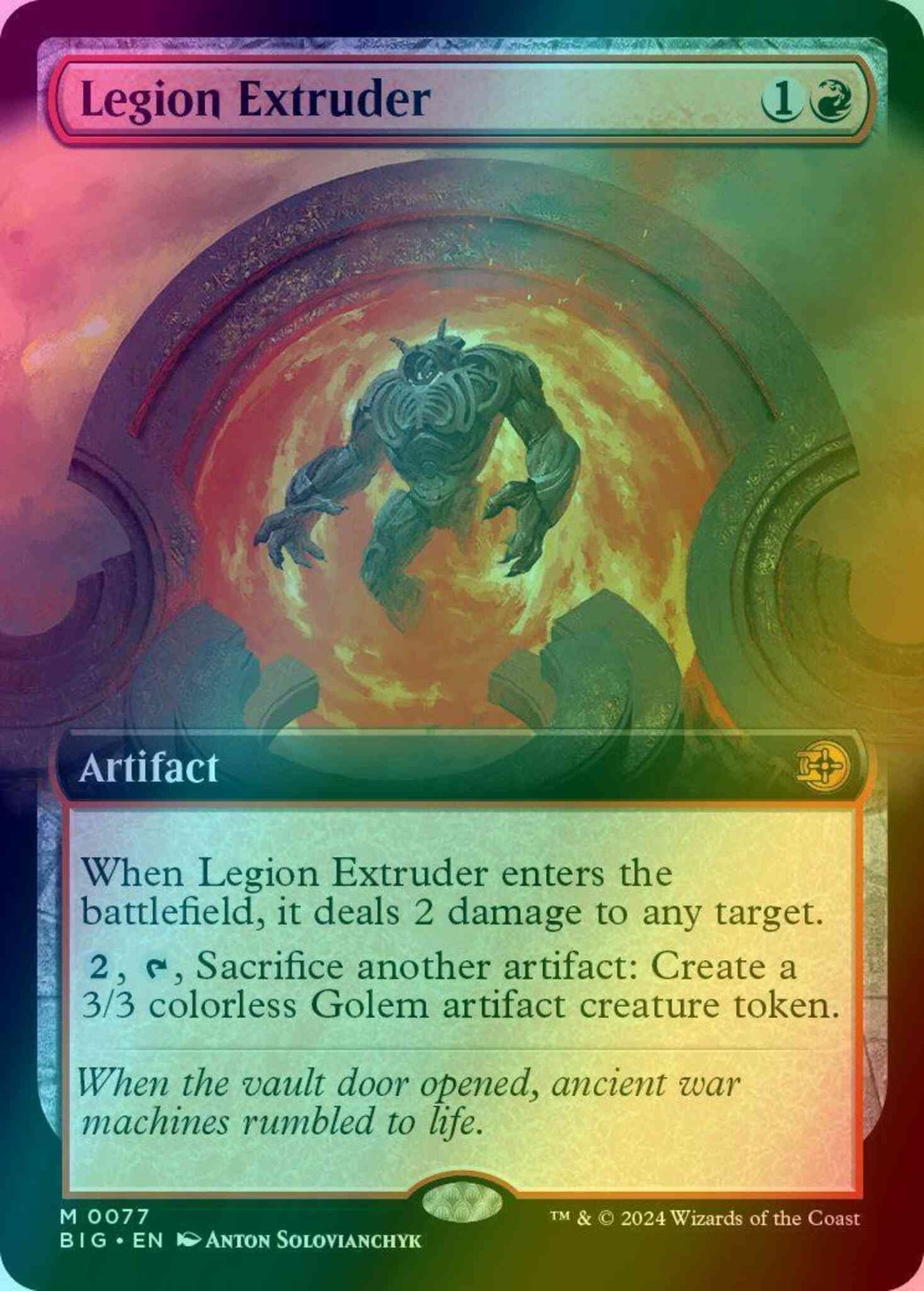 Legion Extruder [77] [Extended Art] [The Big Score] [Foil]