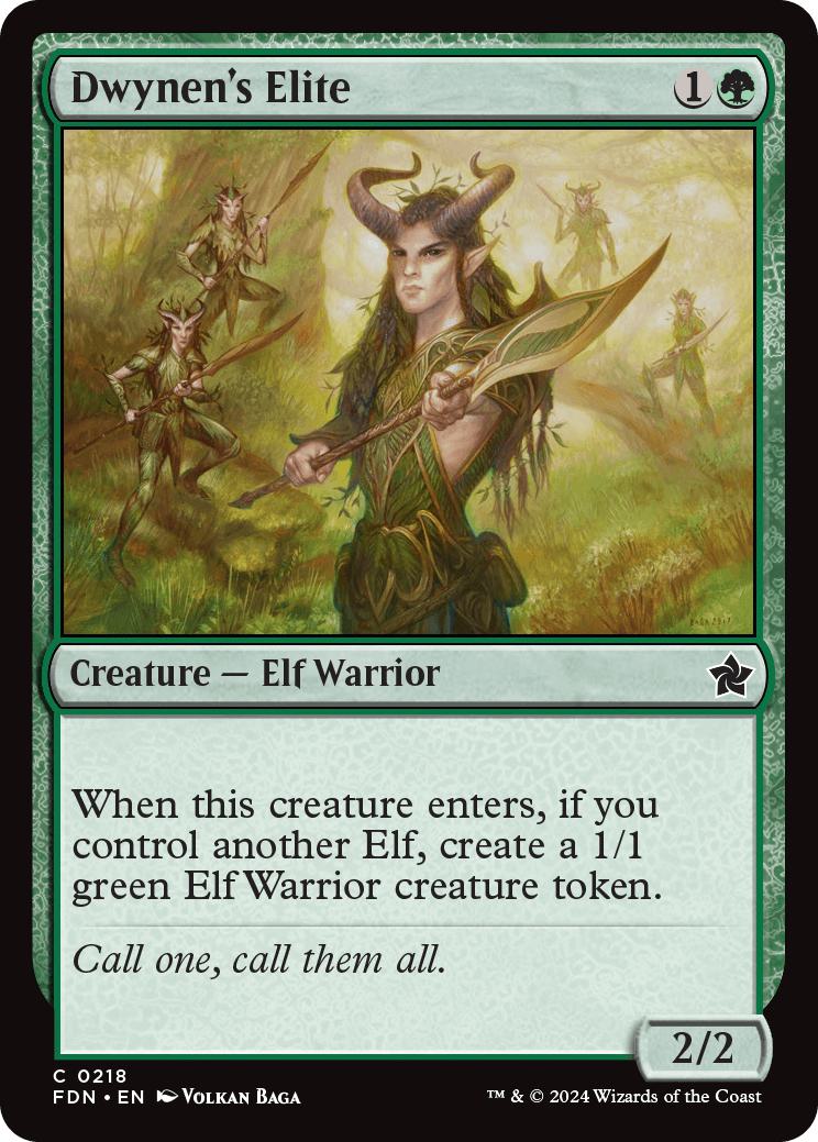 Dwynen's Elite [218] [Foundations] [Non-Foil]