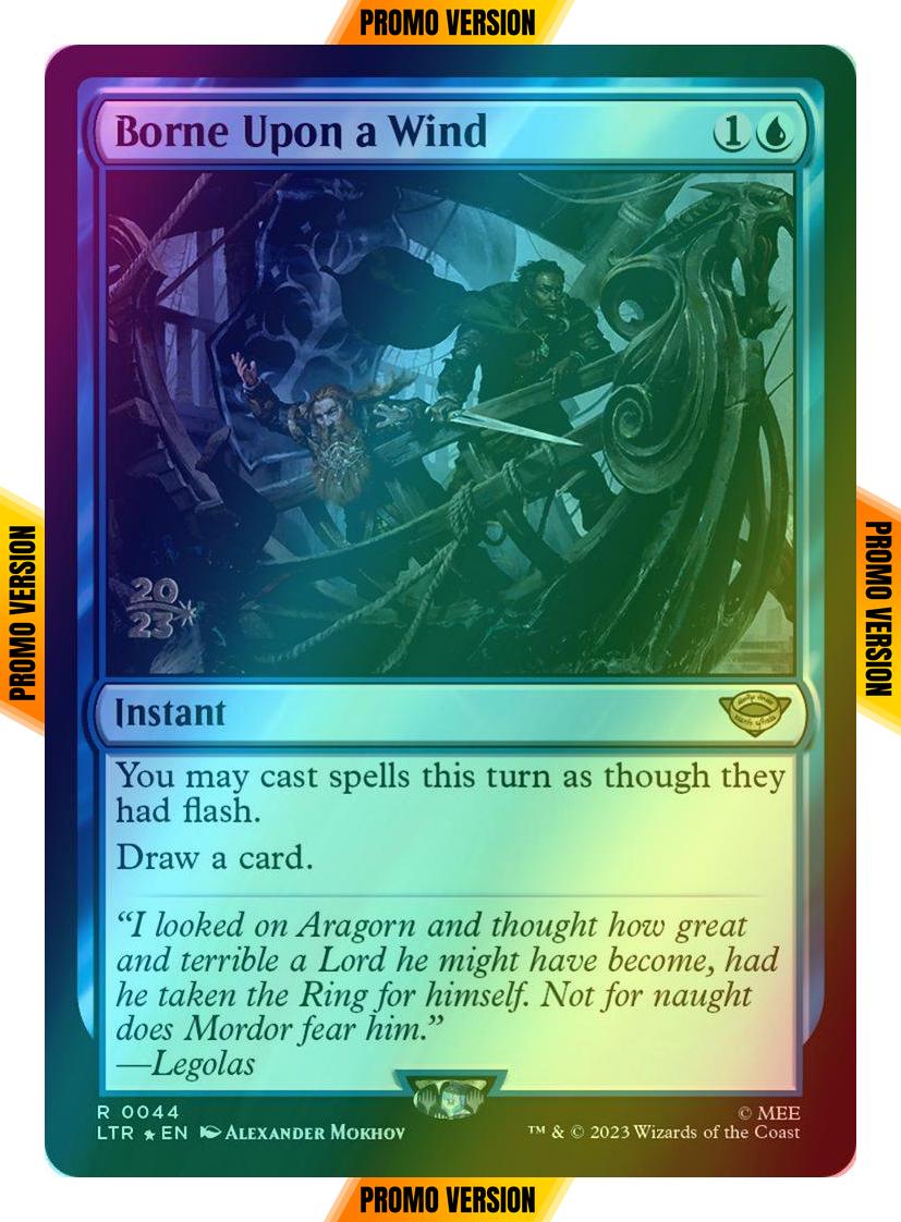 Borne Upon a Wind [44s] [Prerelease] [The Lord of the Rings: Tales of Middle-earth: Promos] [Foil]