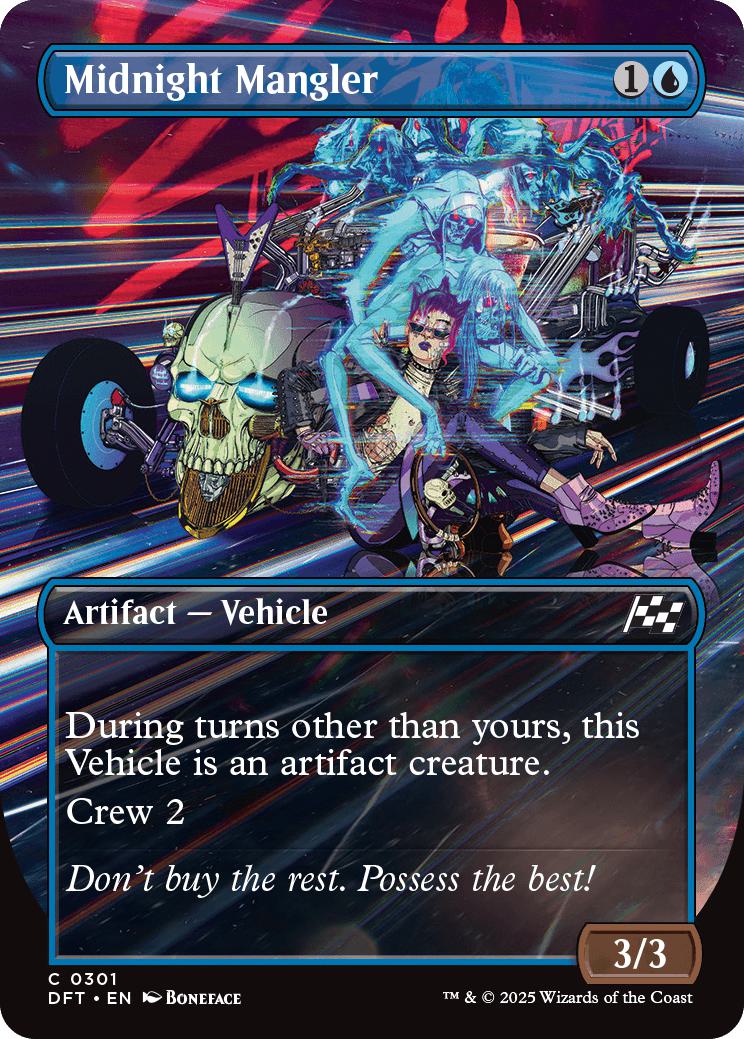 Midnight Mangler [301] [Borderless] [Revved Up] [Aetherdrift] [Non-Foil]