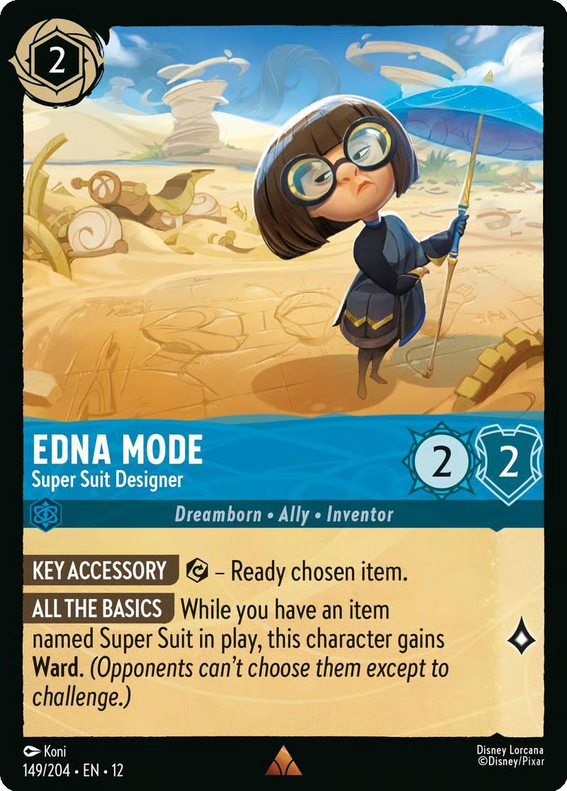 Edna Mode - Super Suit Designer - 149/204 [Wilds Unknown] [Non-Foil]
