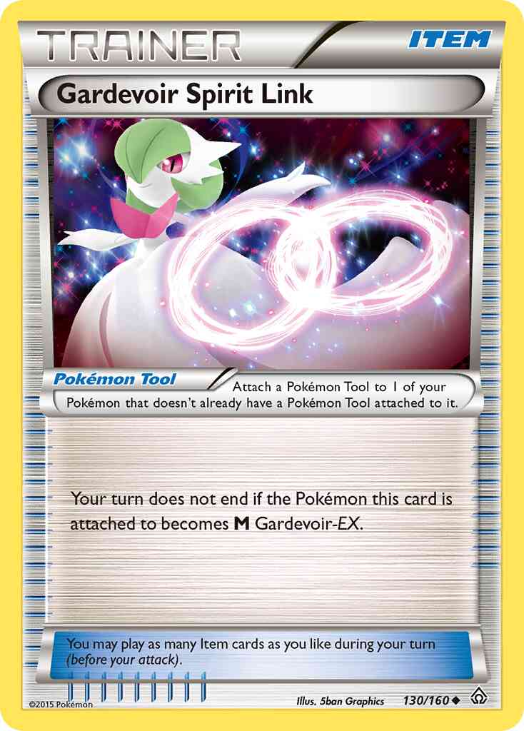 Gardevoir Spirit Link - 130/160 - Uncommon [xy5-130] [Non-Holo]