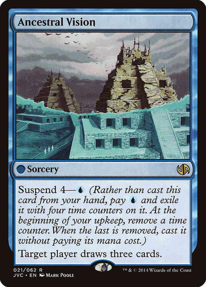 Ancestral Vision [21] [Duel Decks Anthology: Jace vs. Chandra] [Non-Foil]