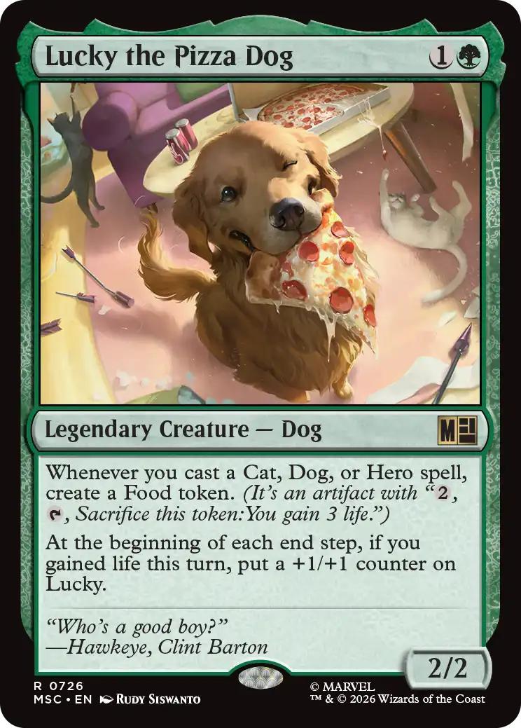 Lucky the Pizza Dog [726] [Jumpstart] [Marvel Super Heroes: Commander] [Non-Foil]