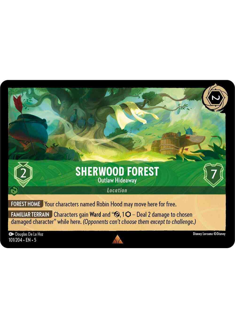 Sherwood Forest - Outlaw Hideaway - 101/204 [Shimmering Skies] [Non-Foil]