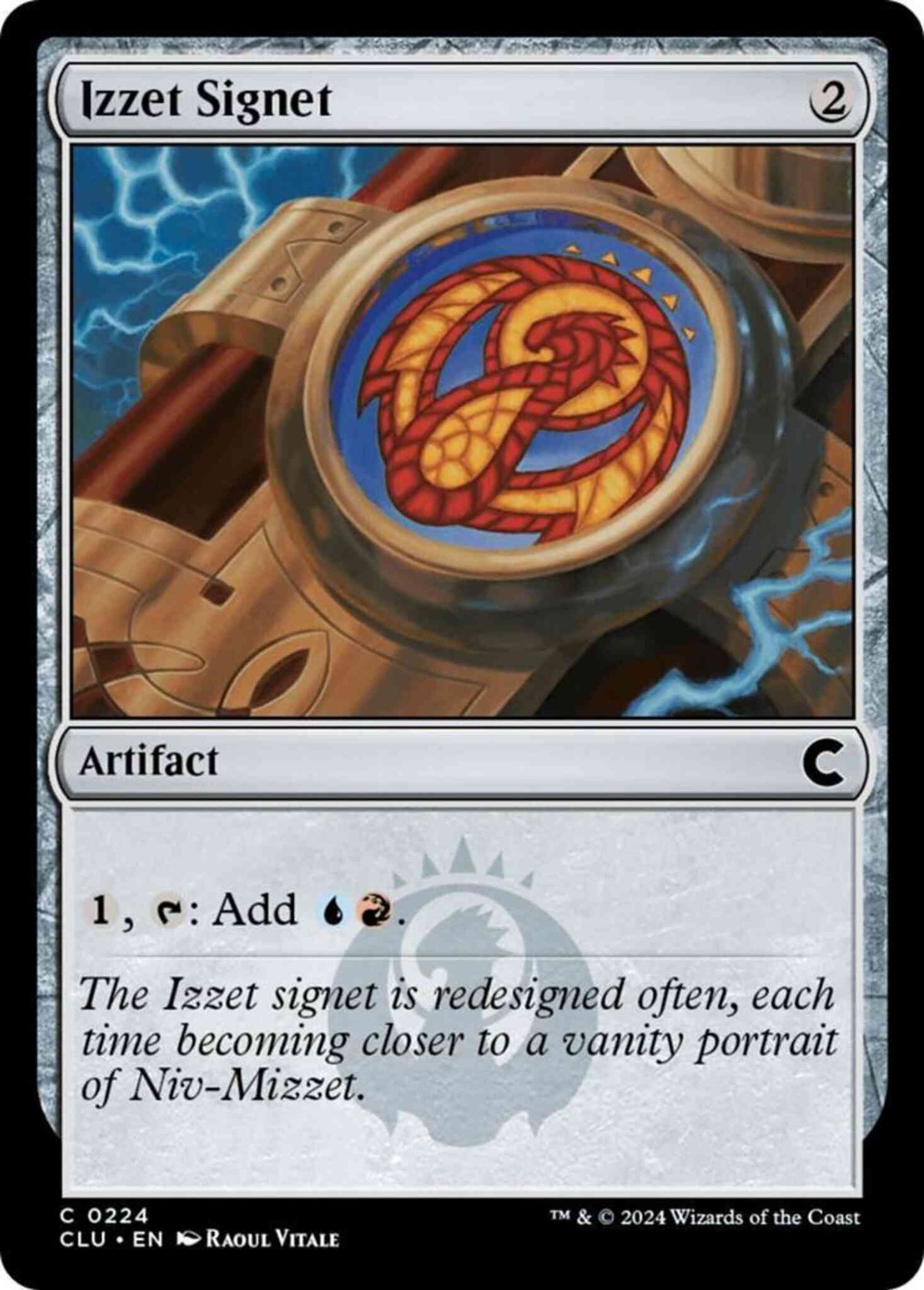Izzet Signet [224] [Ravnica: Clue Edition] [Non-Foil]