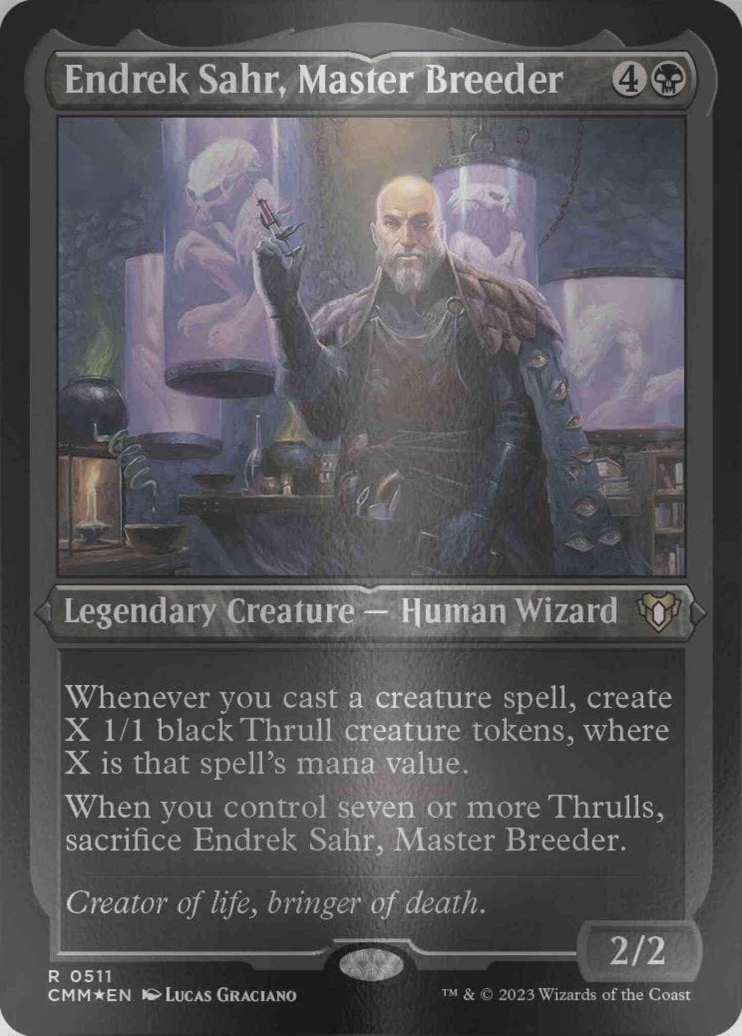 Endrek Sahr, Master Breeder [511] [Commander Masters] [Etched Foil]