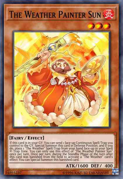 The Weather Painter Sun - SPWA-EN032 - Secret Rare - 1st Edition